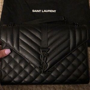 Medium Satchel Textured Mixed Leather Matelasse